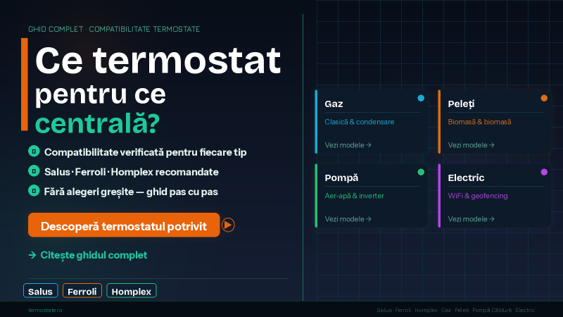 Ce Termostat să Cumperi pentru Centrala Ta