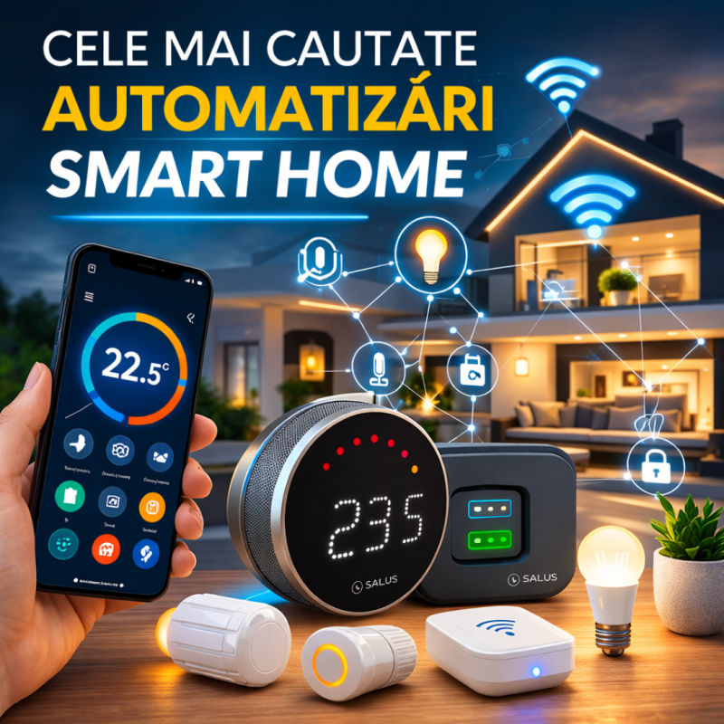 Cele mai cautate automatizari SmartHome pentru controlul locuintei. Poza 9