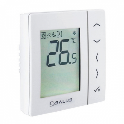 Poza Termostat ambient pentru incalzire in pardoseala cu montaj in doza SALUS VS35W, neprogramabil, cu fir. Poza 125