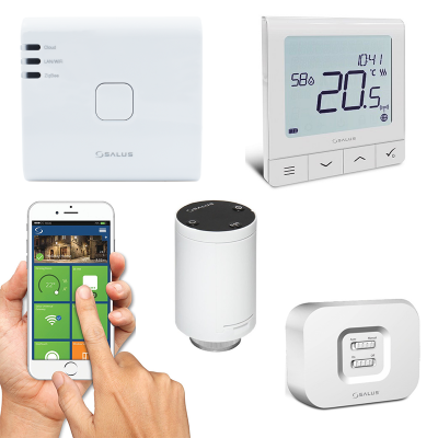 Poza Pachet control independent in fiecare camera Salus IT600 pentru apartament cu 5 calorifere. Poza 213
