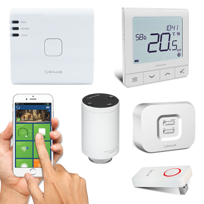 Poza Pachet control independent in fiecare camera Salus IT600 pentru apartament cu 10 calorifere. Poza 215