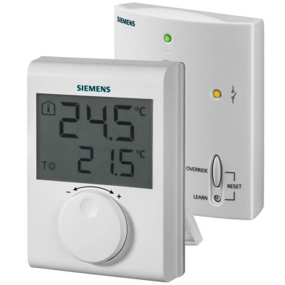 Poza Termostat ambient Siemens RDH100RF Set, digital, neprogramabil, fara fir. Poza 21