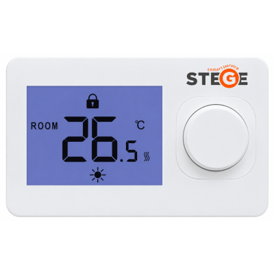 Poza Termostat ambient Stege HT100, cu fir, neprogramabil. Poza 20111