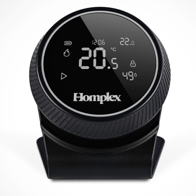 Poza Termostat ambient Homplex NX1, programabil, fara fir, control prin internet - NEGRU. Poza 37