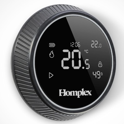 Poza Termostat ambient Homplex NX1, programabil, fara fir, control prin internet - NEGRU. Poza 39