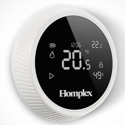 Poza Termostat ambient Homplex NX1, programabil, fara fir, control prin internet - ALB. Poza 45