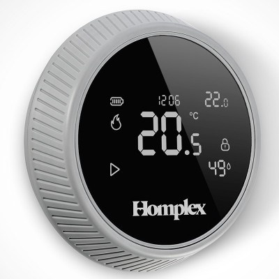 Poza Termostat ambient Homplex NX1, programabil, fara fir, control prin internet - GRI. Poza 51