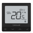 Termostat smart ambient Salus Quantum SQ610BRF pentru sistemul IT600 - negru