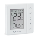 Termostat ambient Salus VS10WRF pentru sistemul IT600, cu montaj in doza, programabil, alb