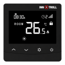 Termostat ambient Innotroll HT WIFI cu fir, LCD, negru, montaj in doza, 230V, programabil