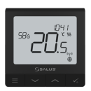 Termostat Salus Quantum SQ610 pentru sistemul IT600, ambient, montaj in doza - negru