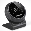 Termostat ambient Homplex NX1, programabil, fara fir, control prin internet - NEGRU